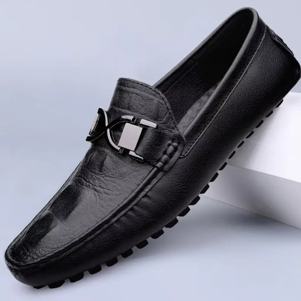 mocassim sapato masculino preto